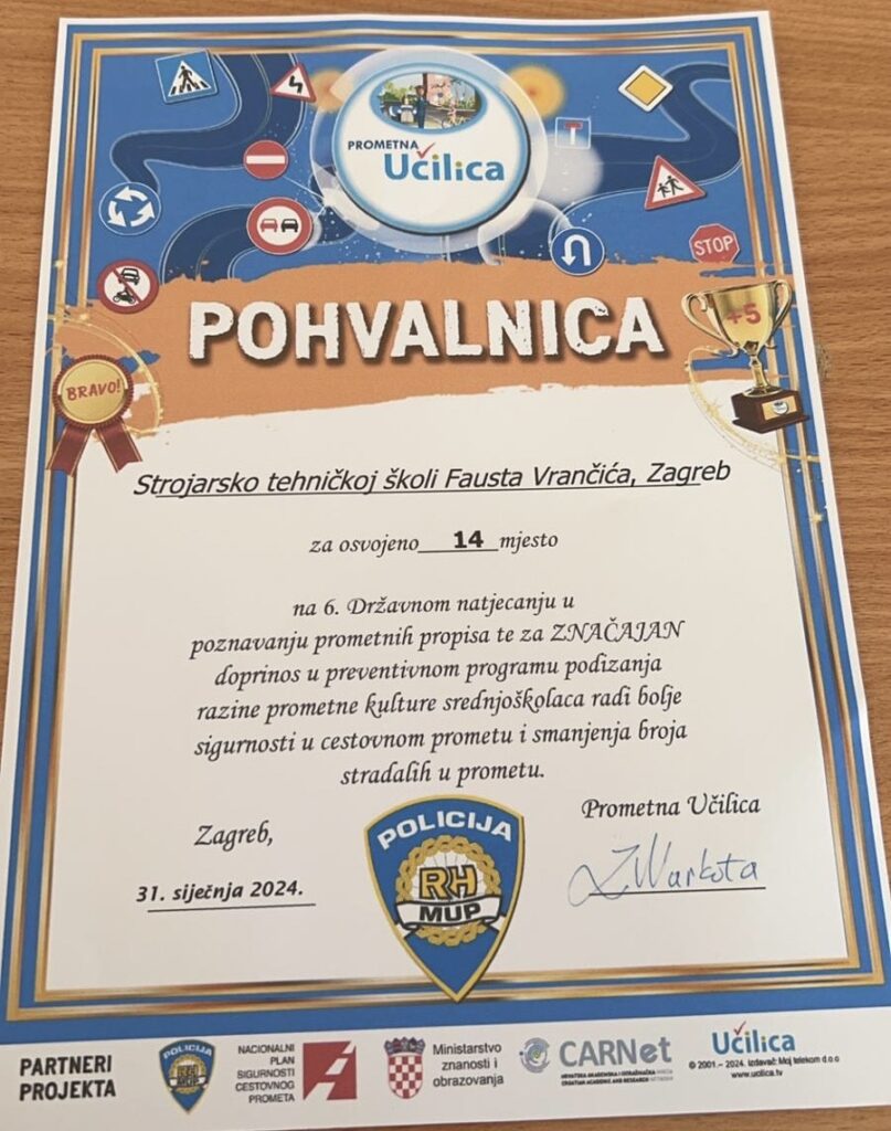 Pohvalnica Stš Fausta Vrančića